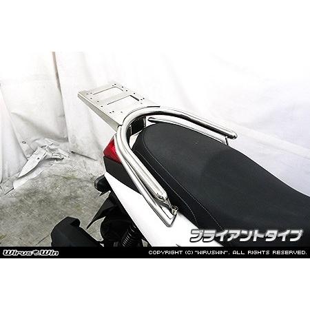 WirusWin ウイルズウィン リアボックス用ベースブラケット付きタンデムバー タイプ：ブライアントタイプ BWS125(ビーウィズ) YAMAHA ヤマハ 外装