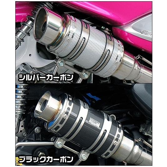 WirusWin ウイルズウィン アトミックショートマフラー タイプ：ポッパータイプ / カラー：バージョンアップ無し BWS125(ビーウィズ) YAMAHA ヤマハ マフラーの画像