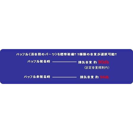 WirusWin ウイルズウィン アトミックショートマフラー タイプ：バズーカータイプ / カラー：バージョンアップ無し BWS125(ビーウィズ) YAMAHA ヤマハ マフラーの画像