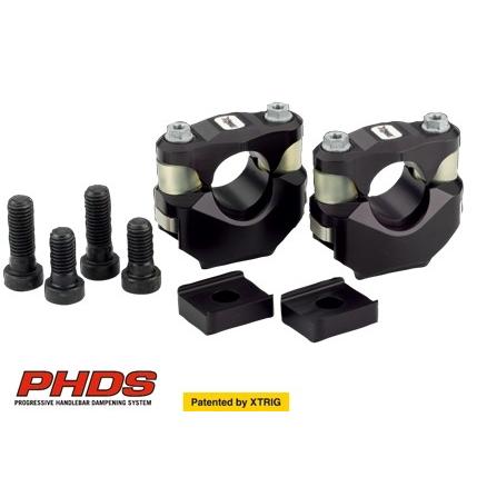 XTRIG エックストリッグ PHDS (プログレッシブ ハンドルバー ダンピング システム) サイズ：22mmバー用 ハンドルポスト・ハンドルライザー ハンドル周辺パーツ