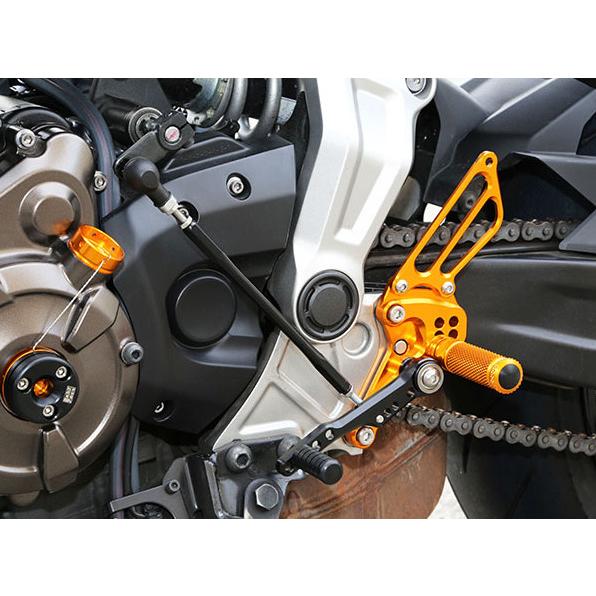 BABYFACE ベビーフェイス バックステップ カラー：ゴールド MT-07 FZ-07 YAMAHA ヤマハ ステップ 足回り