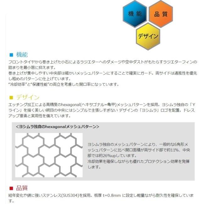 YOSHIMURA ヨシムラ ラジエターコアプロテクター GSX250R V-Strom250 INAZUMA250 SUZUKI スズキ ラジエーターコアガード・オイルクーラーコアガード 冷却関連 | ヨシムラ | 04