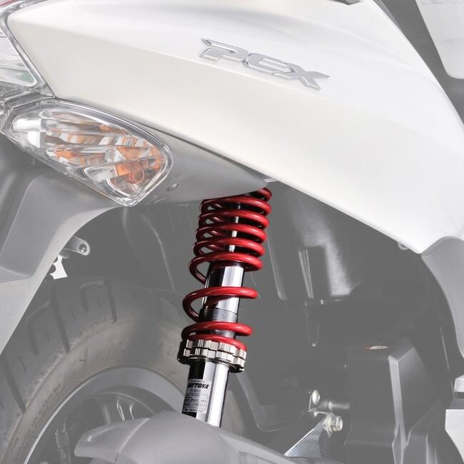 DAYTONA（デイトナ） 強化リアショック スプリングカラー：レッド