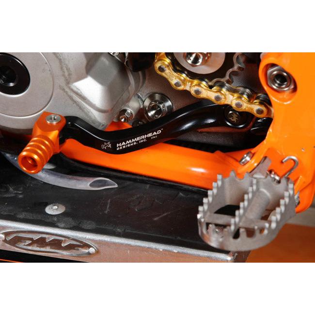 HammerHead ハマーヘッド シフトペダル TYPE3 ラバーティップ カラー：オレンジ / オフセット：+15mm KTM その他 ステップ 足回り_2