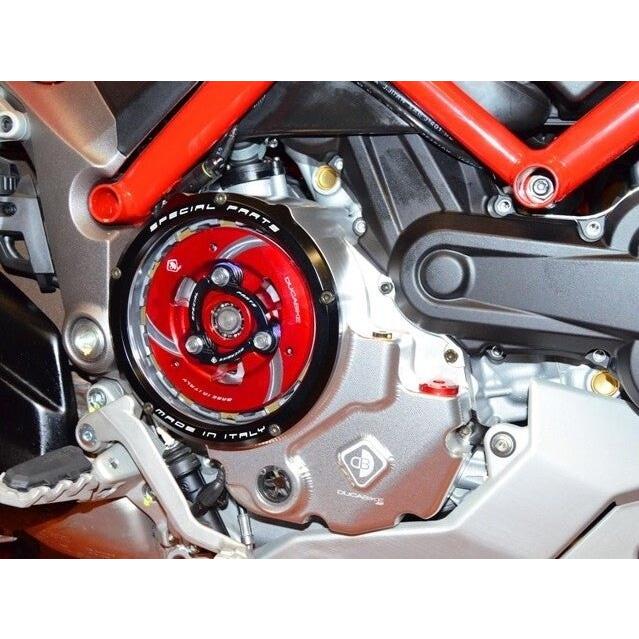 DUCABIKE (DBK) ドゥカバイク (ディービーケー) 湿式用 アルミビレット クラッチプレッシャープレート カラー：レッド DUCATI ドゥカティ 駆動系_1