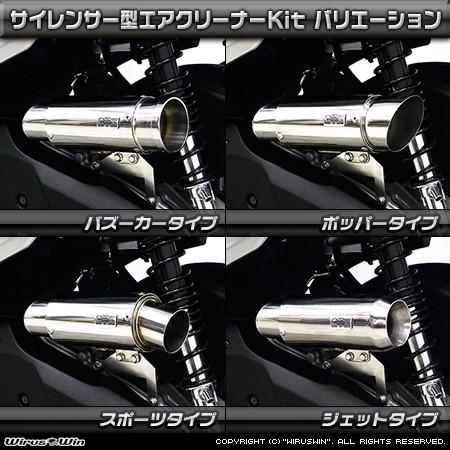 WirusWin ウイルズウィン サイレンサー型 エアクリーナーキット タイプ：ポッパータイプ シグナスX SR YAMAHA ヤマハ 吸気関連 エンジン_2