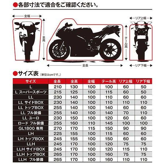 匠バイクカバー タクミバイクカバー 【匠-たくみ-】匠バイクカバーVer.2 【LH】 バイクカバー 保管・盗難防止用品 | レイト商会 | 01