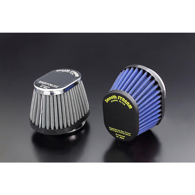 Smooth STREAM スムースストリーム AIR (エアストリーム) フィルター 【オーバル】 トップキャップカラー：ブラック / フィルターコットンカラー：ブラック | ブランド登録なし