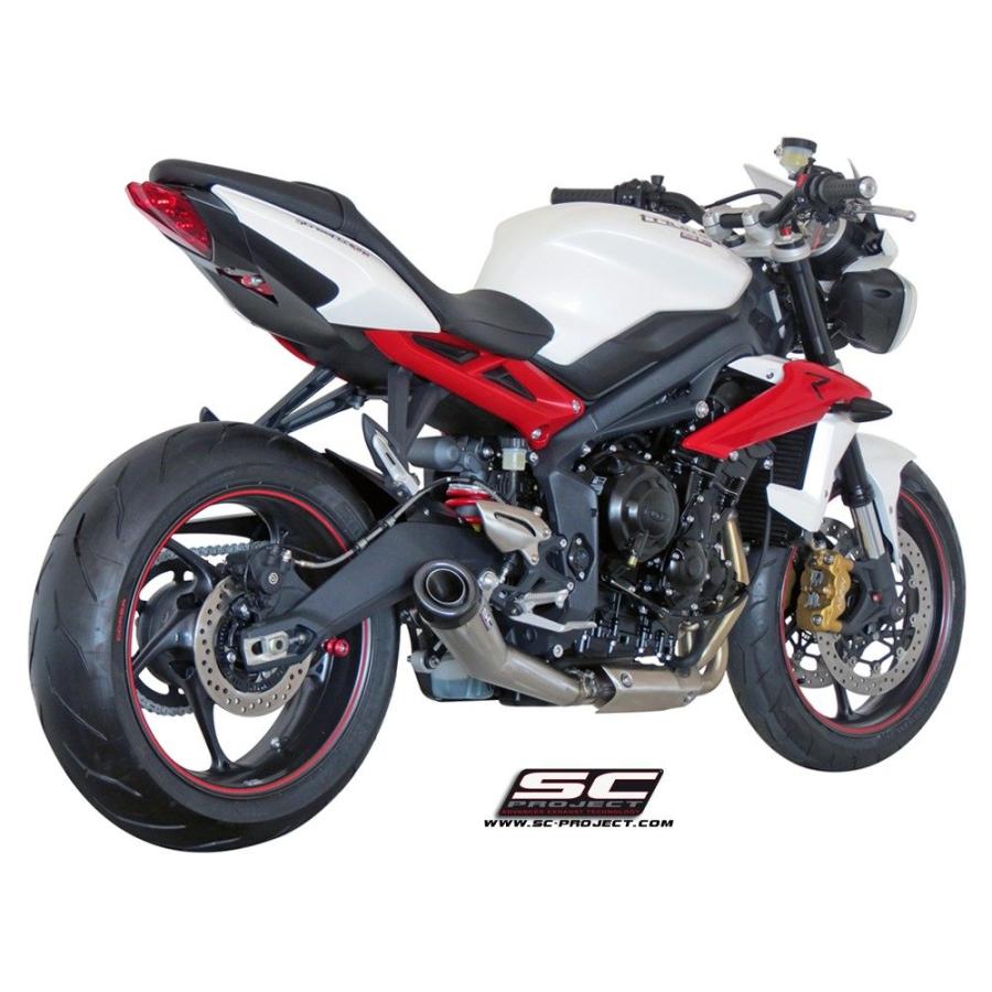 SC-PROJECT SCプロジェクト コニック スリップオンサイレンサー STREET TRIPLE 675 R RX TRIUMPH トライアンフ スリップオンマフラー マフラー | SCーPROJECT
