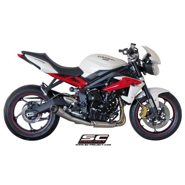 SC-PROJECT SCプロジェクト コニック スリップオンサイレンサー STREET TRIPLE 675 R RX TRIUMPH トライアンフ スリップオンマフラー マフラー | SCーPROJECT | 01