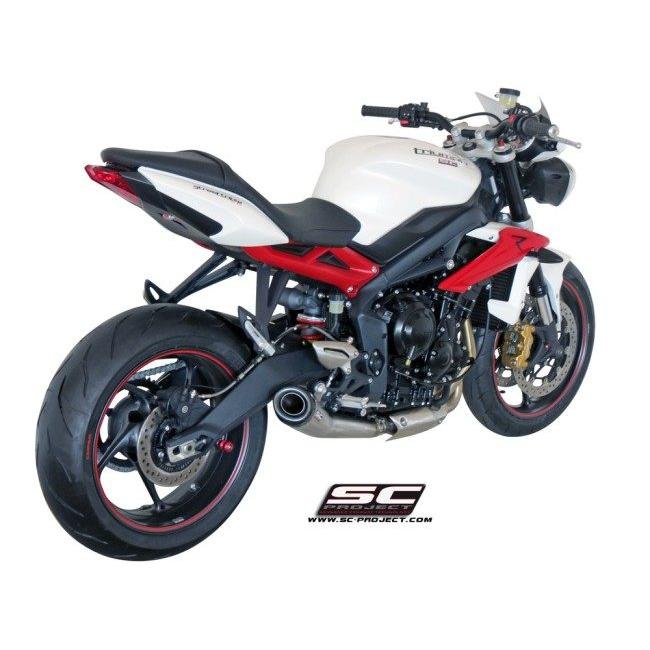 SC-PROJECT SCプロジェクト コニック スリップオンサイレンサー STREET TRIPLE 675 R RX TRIUMPH トライアンフ スリップオンマフラー マフラー | SCーPROJECT | 02