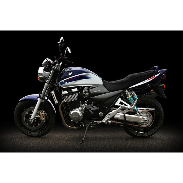 NITRON ナイトロン リアサスペンションツインショック TWIN R3シリーズ スプリングカラー：ターコイズ / ベースカラー：ブラックツイン GSX1400 SUZUKI スズキ_5