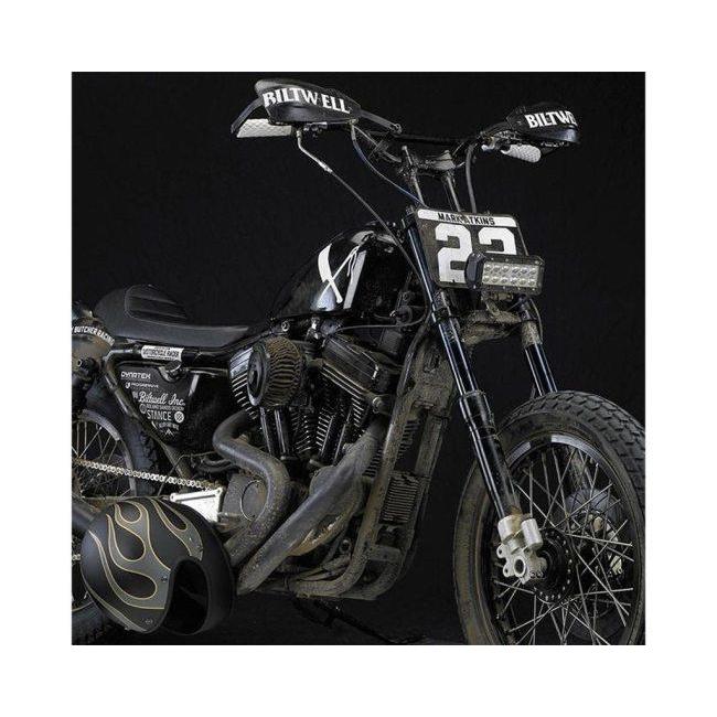 Neofactory ネオファクトリー Biltwell MOTOハンドル ヘコミ無し カラー：ブラック HARLEY-DAVIDSON ハーレーダビッドソン ハンドルバー ハンドル