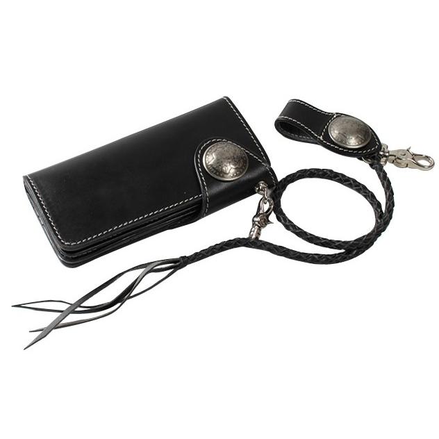 レア物　本革　レザー　DEGNERレザーウォレットケース　黒　ブラック DEGNER（デグナー） レザーウォレット／LEATHER WALLET カラー