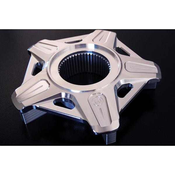MOTO CORSE モトコルセ CNC リヤスプロケットキャリア カラー：シルバー MV AGUSTA アグスタ スプロケットキャリア 駆動系