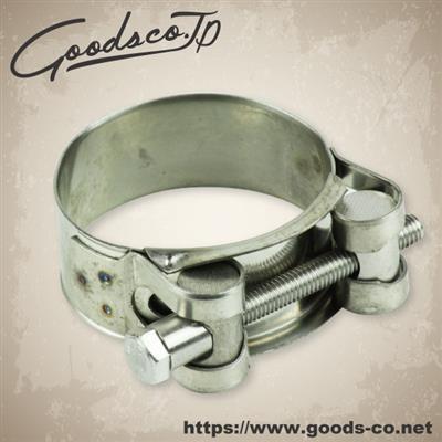 GOODS グッズ ステンレスマフラーバンド 締付サイズ：44-47mm  