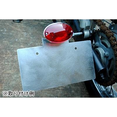 部品屋K\u0026W サイドナンバーキット (スクエアテール付) 横マウント 右側用 エストレヤ KAWASAKI カワサキ 外装の画像