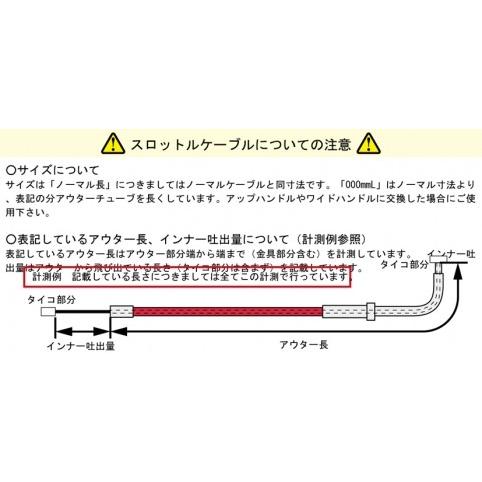 KITACO キタコ スロットルケーブル NSF100 モンキー HONDA