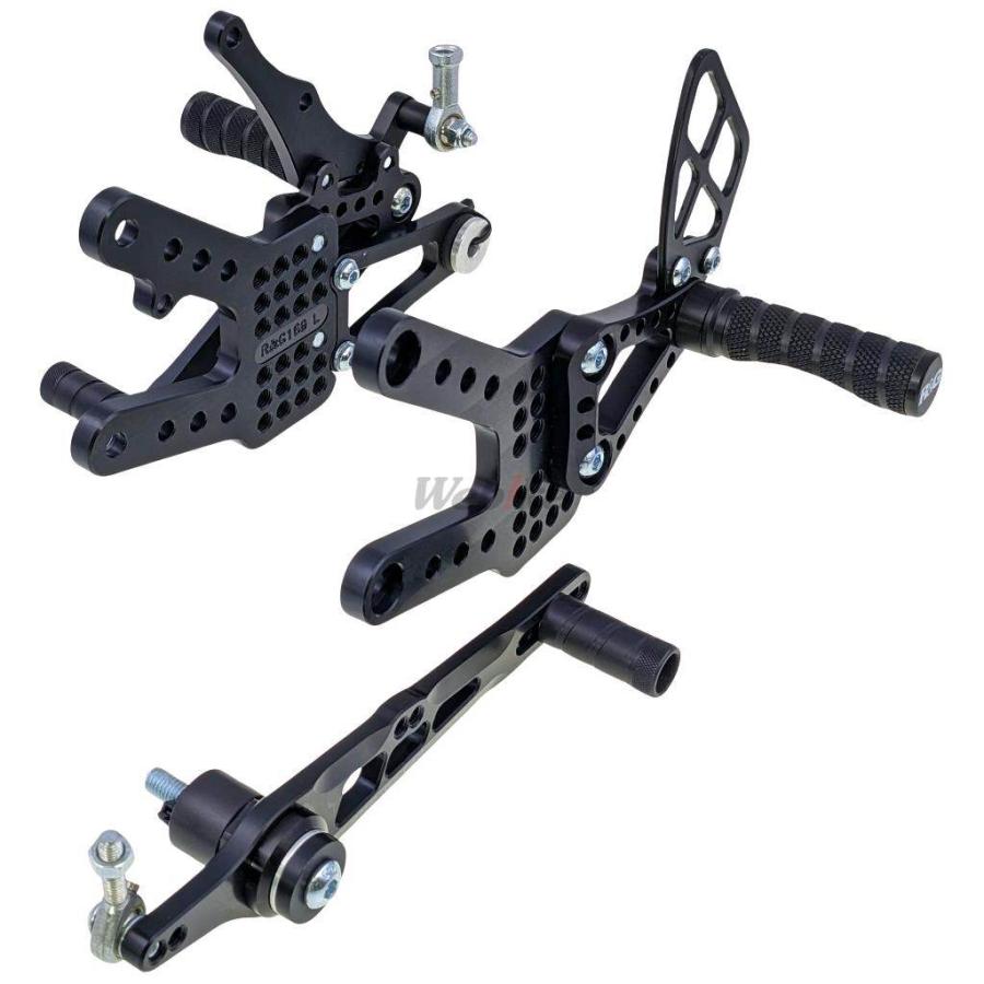 R&G アールアンドジー バックステップ (調整式)【Adjustable Rearsets】■ YZF-R6 YAMAHA ヤマハ ステップ 足回り | R＆G
