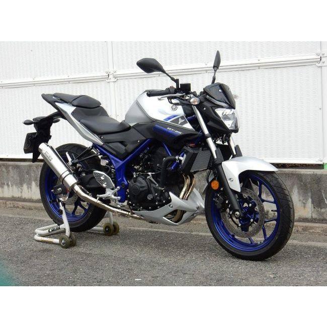 WR’S ダブルアールズ フルエキゾーストマフラー サイレンサー：ステンレス YZF-R25 MT-25 YAMAHA ヤマハ マフラー_2