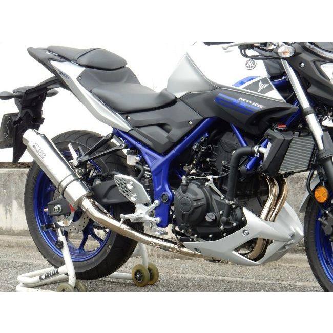 WR’S ダブルアールズ フルエキゾーストマフラー サイレンサー：ステンレス YZF-R25 MT-25 YAMAHA ヤマハ マフラー_3