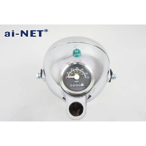 ai-net アイネット ヘッドライトアセンブリ クロームメッキ ゴリラ モンキー エイプ50 エイプ100 HONDA ホンダ ヘッドライト 灯火類 電装系 | アイネット | 01