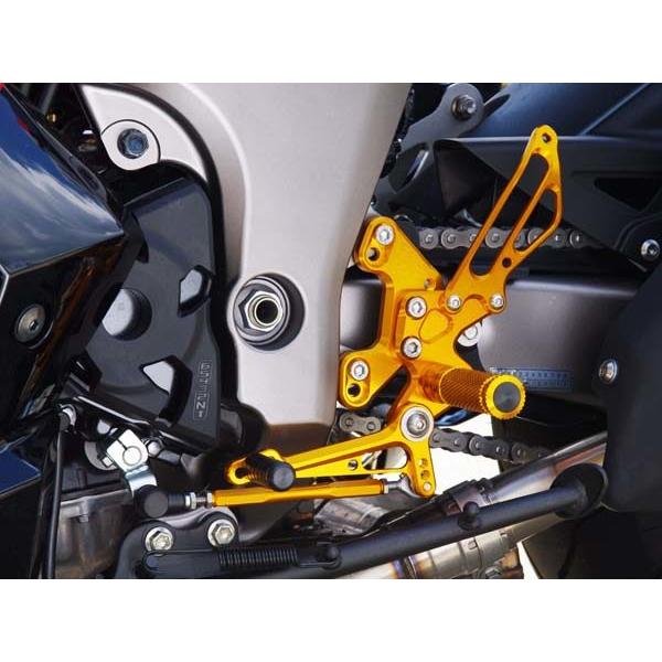 BABYFACE ベビーフェイス IDEAL [アイディール] バックステップキット カラー：ゴールド Ninja1000 Z1000SX Z1000 KAWASAKI カワサキ バックステップ ステップ