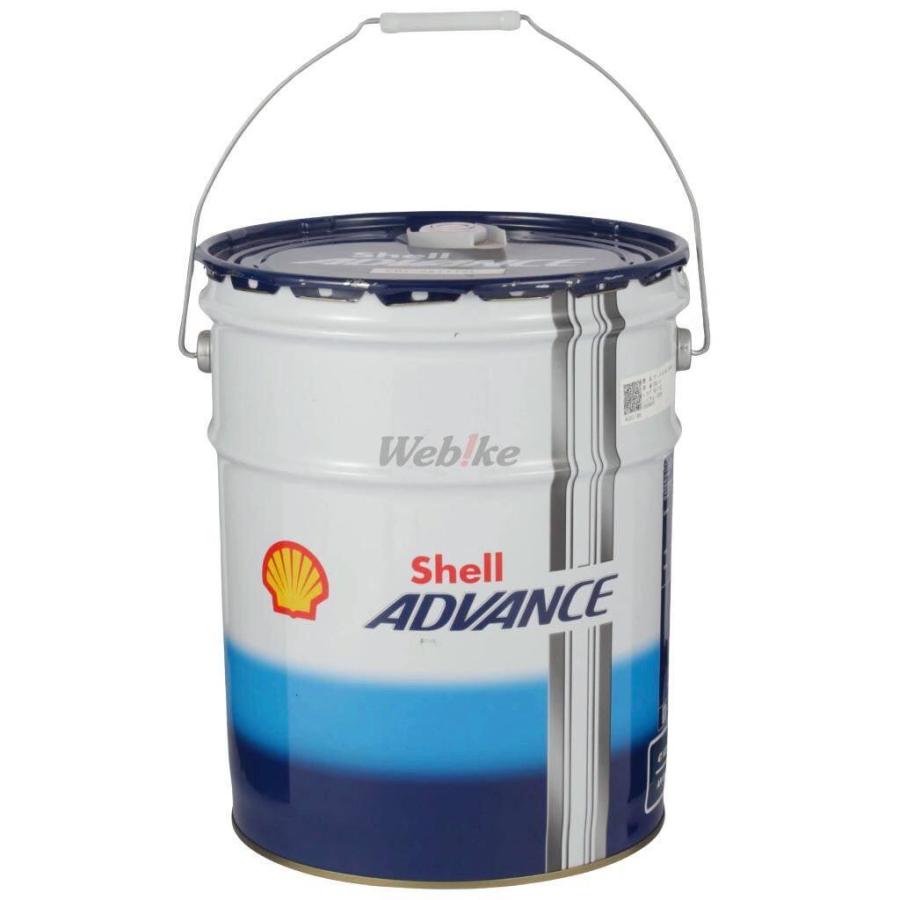 Shell ADVANCE シェルアドバンス AX7 4T【15W-50】【20L】【4 