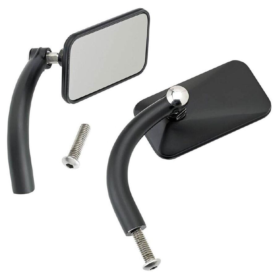 Neofactory ネオファクトリー Biltwell ユーティリティスクエアミラーセット カラー：ブラック HARLEY-DAVIDSON ハーレーダビッドソン ミラー ハンドル | NEO FACTORY