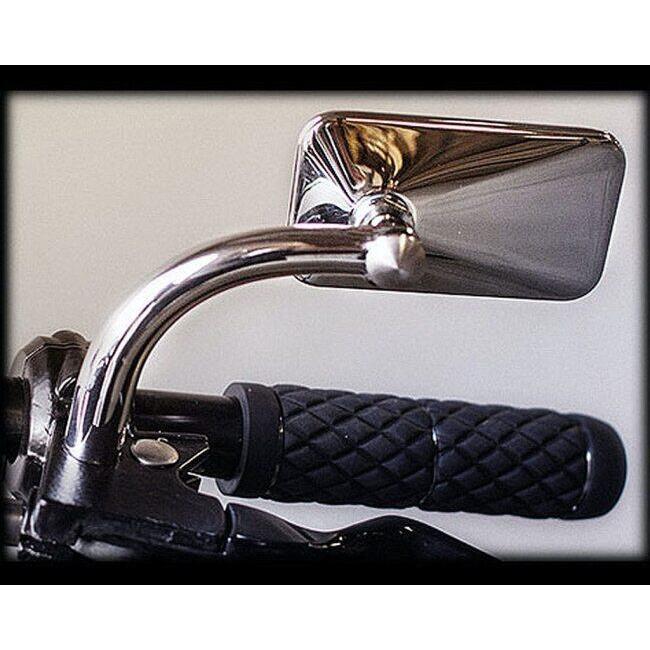 Neofactory ネオファクトリー Biltwell ユーティリティスクエアミラーセット カラー：ブラック HARLEY-DAVIDSON ハーレーダビッドソン ミラー ハンドル | NEO FACTORY | 02