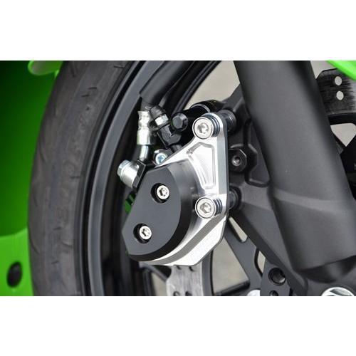 AGRAS アグラス キャリパーガード カラー：ホワイト ニンジャ250SL KAWASAKI カワサキ フレーム