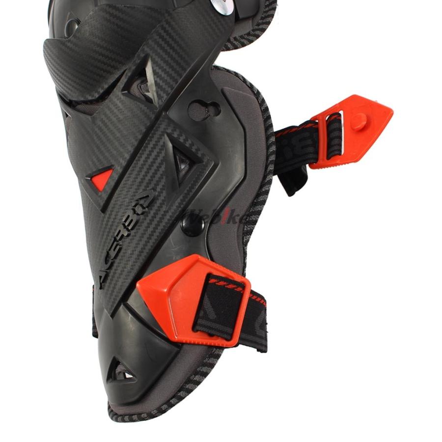 ACERBIS ACERBISアチェルビス IMPACTEVO 3.0 ニーガード カラー：ブラック／レッド 22746133ウェ