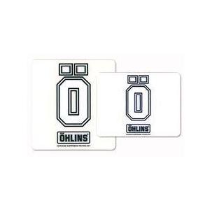 OHLINS（オーリンズ） O クリアステッカー サイズ：60×46mm (小