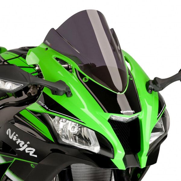 Puig プーチ レーシングスクリーン カラー：ダークスモーク ZX-10R NINJA KRT PERFORMANCE SE ZX-10RR KAWASAKI カワサキ スクリーン 外装 | Puig | 03
