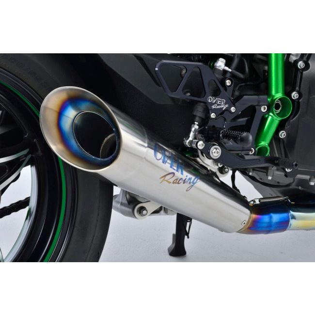 OVER RACING オーヴァー レーシングチタン メガホン マフラー OVER RACING オーヴァー レーシングチタン メガホン マフラー