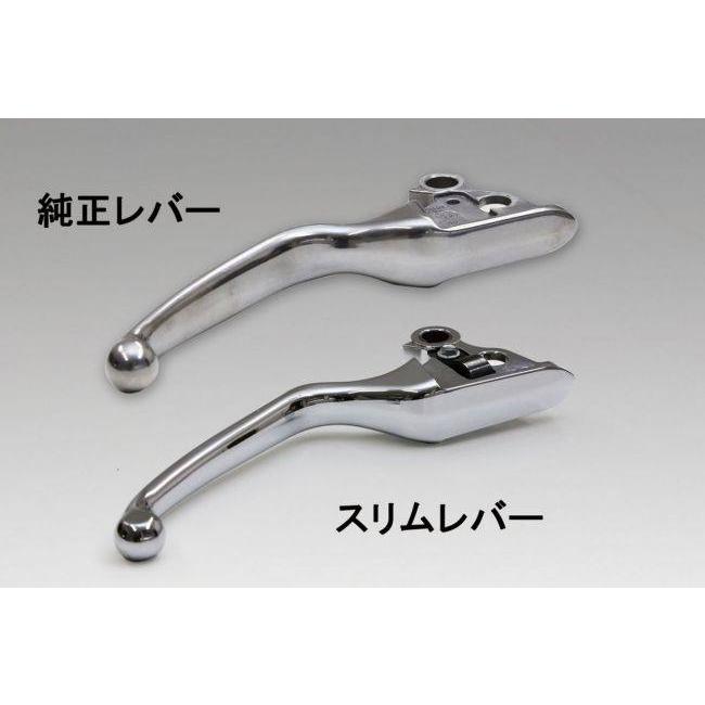 ハーレー用　スリムレバー　ソフテイル　キジマ KIJIMA（キジマ） スリムレバーセット カラー：クロームメッキ仕上げ