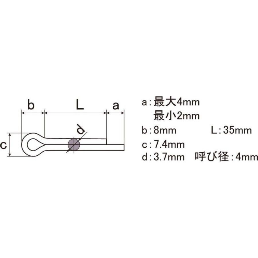 NTB エヌティービー 割りピン 4×35mm 汎用 | NTB