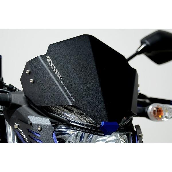 RIDEA リデア アルミヘッドライトカバー＆アルミショートスクリーンセット カラー：ブルー MT-03 (2015-) MT-25 MT03 YAMAHA ヤマハ スクリーン 外装 | RIDEA | 01