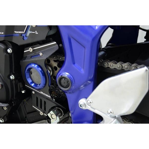 RIDEA リデア フロントスプロケットカバー カラー：レッド MT-03 (2015-) MT-25 YZF-R25 YZF-R3 MT03 YAMAHA ヤマハ スプロケットカバー 外装