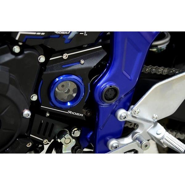 RIDEA リデア フロントスプロケットカバー カラー：レッド MT-03 (2015-) MT-25 YZF-R25 YZF-R3 MT03 YAMAHA ヤマハ スプロケットカバー 外装