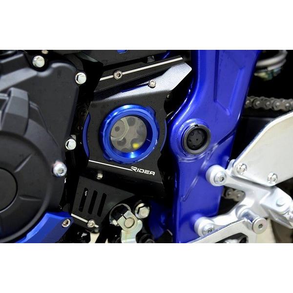 RIDEA リデア フロントスプロケットカバー カラー：レッド MT-03 (2015-) MT-25 YZF-R25 YZF-R3 MT03 YAMAHA ヤマハ スプロケットカバー 外装