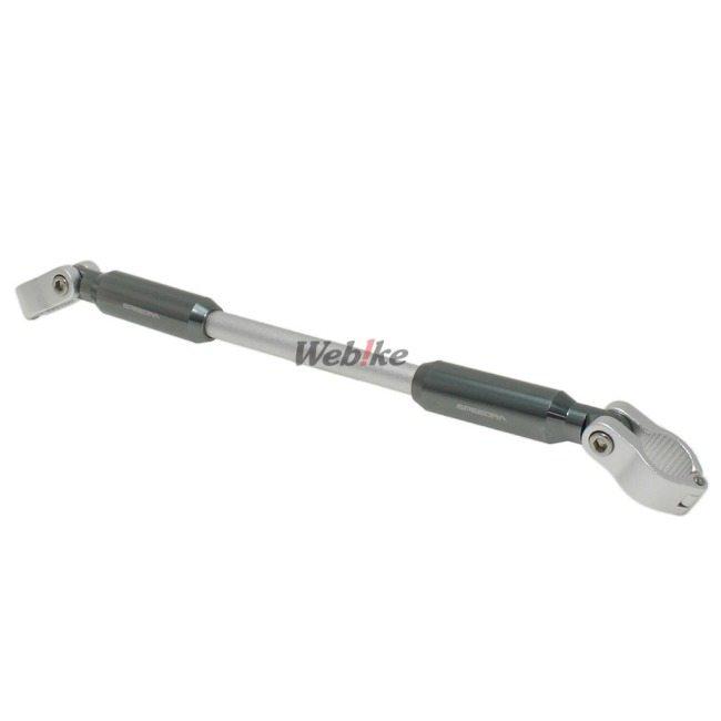 SPEEDRA スピードラ アジャスタブルハンドルブレース 225mm-330mm クランプカラー：シルバー／センターバー：チタン ハンドルブレース ハンドル | SPEEDRA | 11