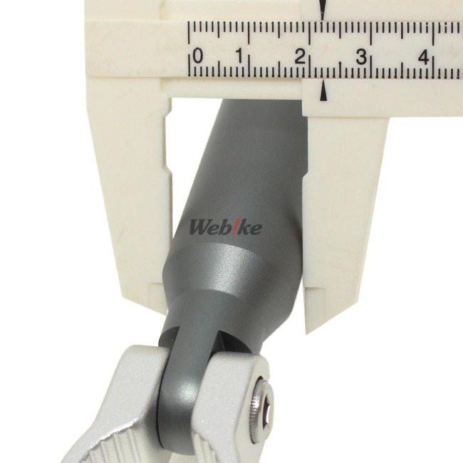 SPEEDRA スピードラ アジャスタブルハンドルブレース 225mm-330mm クランプカラー：シルバー／センターバー：チタン ハンドルブレース ハンドル | SPEEDRA | 16