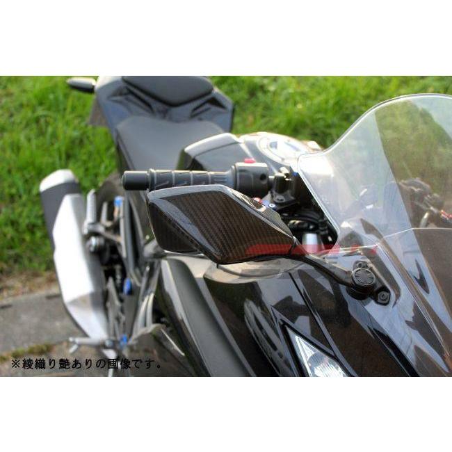 SPEEDRA スピードラ ミラーカバー 左右セット ドライカーボン タイプ：綾織り艶あり KAWASAKI カワサキ その他ミラーオプション・補修部品 ハンドル | SPEEDRA | 01
