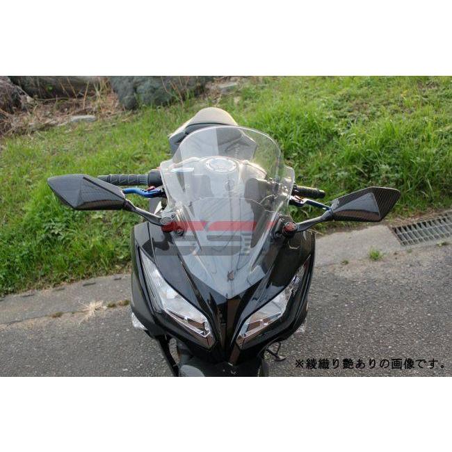 SPEEDRA スピードラ ミラーカバー 左右セット ドライカーボン タイプ：綾織り艶あり KAWASAKI カワサキ その他ミラーオプション・補修部品 ハンドル | SPEEDRA | 02