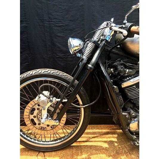 部品屋K&W スプリンガーフォークキット カラー：ブラック バルカン400