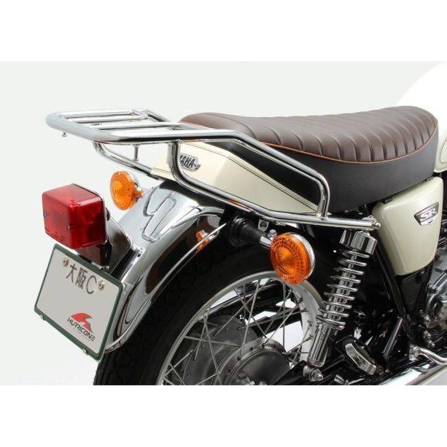 ヤマハSR400ハリケーン·リアキャリア ◆極美品◆匿名配送 YAMAHA SR400/SR500 ハリケーン リアキャリア【HA6307C