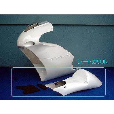 CLEVER WOLF クレバーウルフ シートカウル TZ125 YAMAHA ヤマハ シートカウル・テールカウル カウル関連 外装