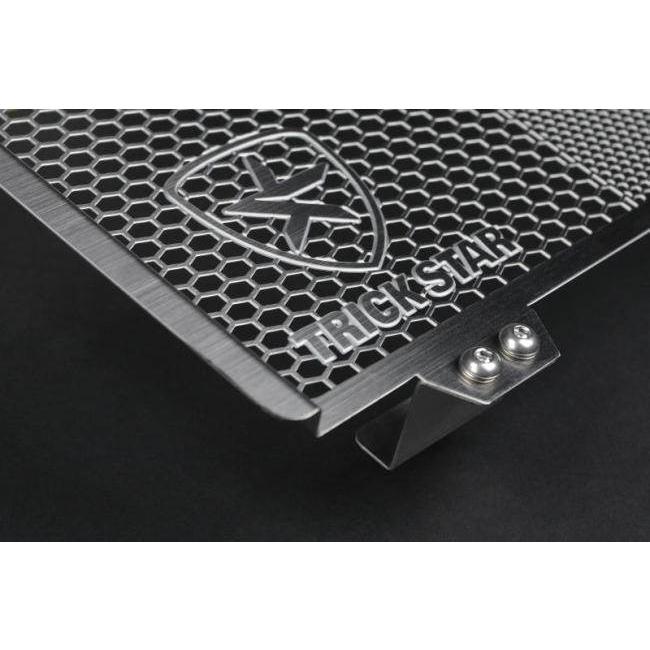 【美品】トリックスター　ラジエターコアガード　ブラックメッキ　Ninja1000sx用 TRICK STAR（トリックスター） ラジエターコアガード 表面仕上げ