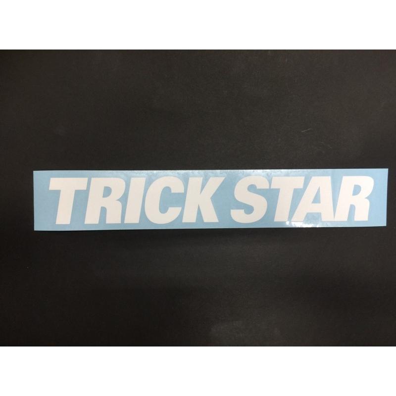 TRICK STAR（トリックスター） ステッカー120 カラー：ホワイト